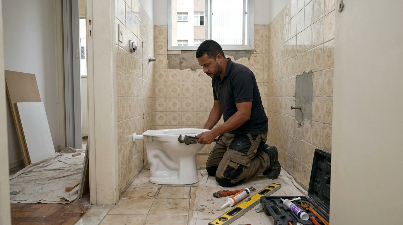 Reforço de vedação sanitária em Cabo Frio-RJ